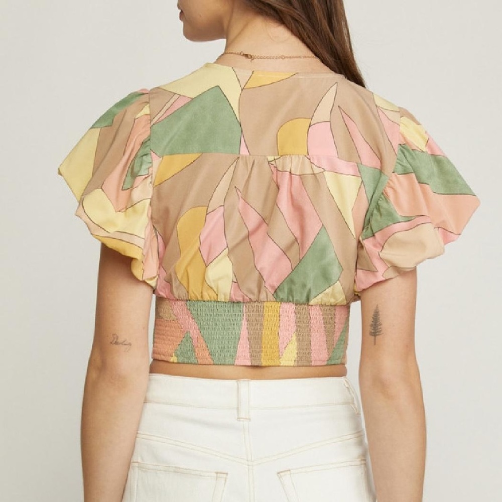 🆕 Entro | Printed Top - Picture 2 of 3